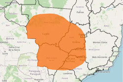 Inmet emite alerta laranja para baixa umidade em MS e mais 5 estados, além do DF