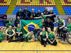 Brasil é vice-campeão na Copa América de basquete em cadeira de rodas