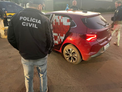 Ação conjunta da Denar e PRF apreende Onix roubado com 1,6 tonelada de maconha