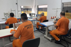 Instituto Penal promove ressocialização com novas oficinas de corte e costura