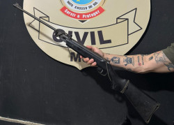 Homem é preso por ameaça e posse de arma de fogo em cidade de MS