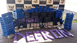 Defron apreende quase 400 quilos de drogas e prende homem em entreposto do tráfico em Dourados