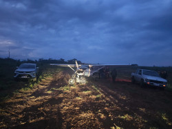 Ação contra o narcotráfico resulta na prisão de 4 pessoas e na apreensão de avião