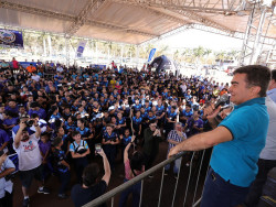 Em abertura do Campeonato de Bandas e Fanfarras, Marçal destaca retomada do evento após 25 anos