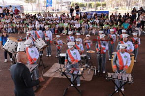 Em abertura do Campeonato de Bandas e Fanfarras, Marçal destaca retomada do evento após 25 anos