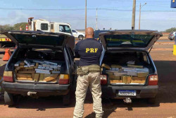 Perseguição termina em prisões e 804 quilos de maconha apreendidos