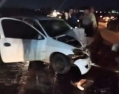 Acidente entre carros mata idoso e deixa mulher ferida na fronteira de MS