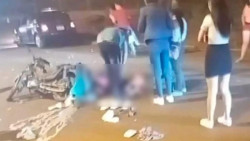 Na contramão, moto é atingida por carro e criança de 4 anos morre na fronteira