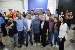 Vereadores participam da retomada das operações no aeroporto de Dourados
