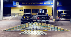 PRF prende 2 homens e apreende quase 300 quilos de drogas e armas