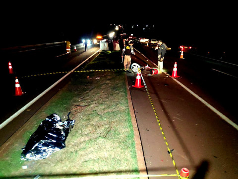 Motociclista morreu ao andar na contramão (Imagem: Adilson Domingos)