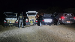 DOF intercepta veículos com mercadorias e cigarros contrabandeados do Paraguai