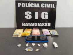 Polícia Civil prende “Rei do Pó” e apreende drogas, dinheiro e celular