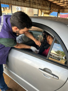 Drive-thru de vacinação antirrábica na Prefeitura imuniza mais 1,7 mil animais