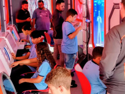 Alunos da Reme vivenciam experiência imersiva sobre prevenção ao câncer