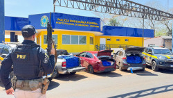 PRF apreende comboio do tráfico; entre os motoristas está adolescente de 17 anos