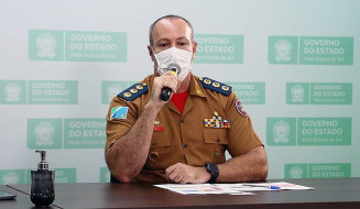 O diretor de Saúde e Assessor Técnico do Corpo de Bombeiros Militar na secretaria estadual de Saúde (SES), coronel Marcello Fraiha (Imagem: Assessoria)