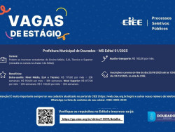 Prefeitura recebe inscrições para estágio de estudantes com bolsa de até R$ 1,1 mil