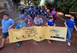 Prefeitura leva ação educativa sobre trânsito a alunos do distrito de Panambi