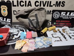 Mãe e filho são detidos em conveniência usada para venda de drogas em Dourados