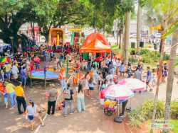 “Manhã Encantada” leva diversão para as crianças e impulso ao comércio local