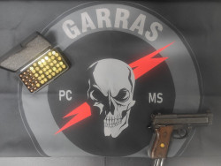 Homem que planejava matar desafeto é preso com pistola e 50 munições