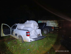 Polícia intercepta veículos e apreende 2,6 toneladas de maconha com destino ao Brasil