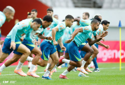 Com grupo completo, Brasil finaliza preparação para amistoso com a Coreia do Sul