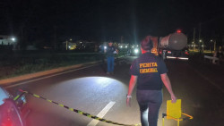 Homem de 67 anos morre atropelado por caminhão ao tentar atravessar a MS-156