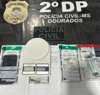 Homem é preso em flagrante por tráfico de drogas e munição em Dourados