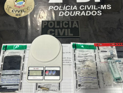 Homem é preso em flagrante por tráfico de drogas e munição em Dourados