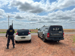 Fiat Mobi furtado no Rio Grande do Sul é apreendido na fronteira