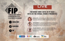 Live da prefeitura esclarece dúvidas de edital do Fundo de Investimentos Culturais