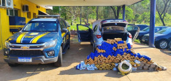 Carro clonado levava 340 quilos de maconha de MS para São Paulo