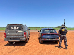 Homem é preso em Caarapó com veículo furtado na terça em São Paulo