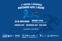 UFGD abre inscrições para a 3ª Corrida e Caminhada Novembro Azul e Negro