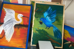 Exposição destacará arte de crianças com deficiência em exposição de telas