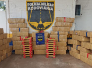 PMR apreende 2,5 toneladas de maconha em caminhão-baú na fronteira