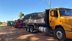 Receita Federal apreende cigarros, jaquetas e mandioca em operação na fronteira