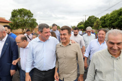 Ao lado de governador, Marçal diz que asfalto do Guaicurus realiza sonho de 20 anos