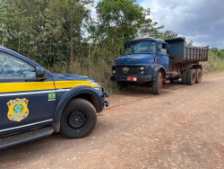 Caminhão furtado de empresa em Dourados é recuperado em São Gabriel do Oeste