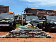 Força integrada apreende 100 quilos de cocaína em caminhão com carga de minério