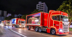 “Natal Encantado Dourados” vai receber a Caravana de Natal da Coca-Cola