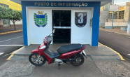 Polícia Militar recupera motocicleta abandonada por suspeitos no Centro de Dourados