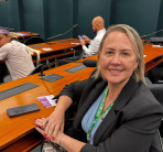 Em Brasília, Liandra discute regulamentação de lei para pessoas com fibromialgia