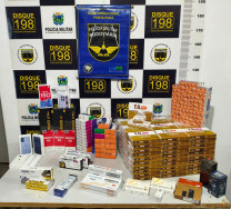 Polícia apreende R$ 149 mil em canetas emagrecedoras e celulares na fronteira