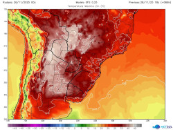 Onda de calor na Argentina vai afetar Mato Grosso do Sul e outros estados brasileiros