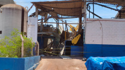 Teto de curtume desaba e atinge trabalhadores no Distrito Industrial de Dourados; há vítima fatal