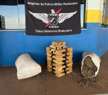 Homem é preso transportando quase R$ 300 mil em drogas que buscou na fronteira