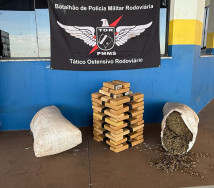 Homem é preso transportando quase R$ 300 mil em drogas que buscou na fronteira